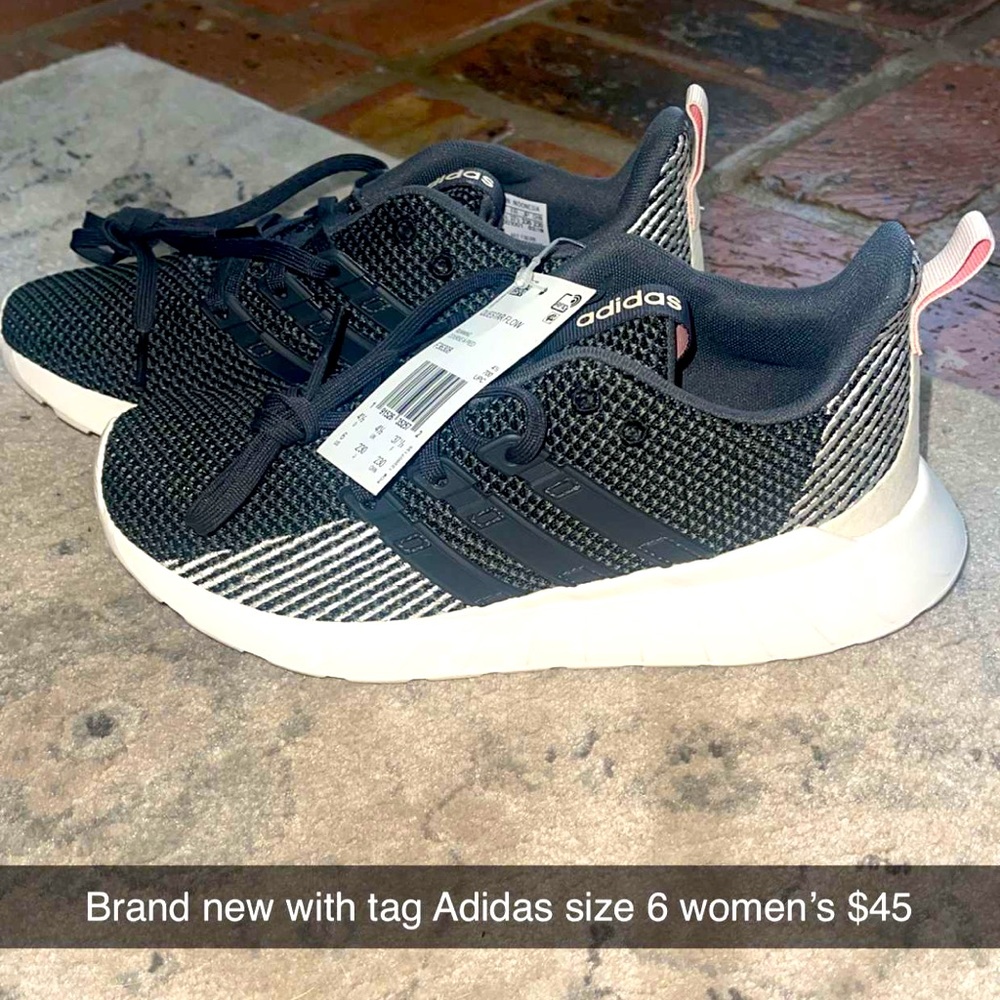 Adidas women size 6 or kids 4.5! New with tags no box